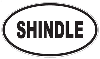 SHINDLE - Oval Magnet