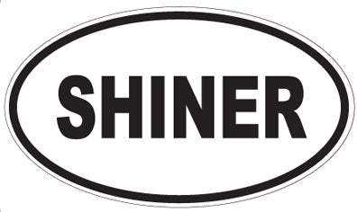 SHINER - Oval Sticker