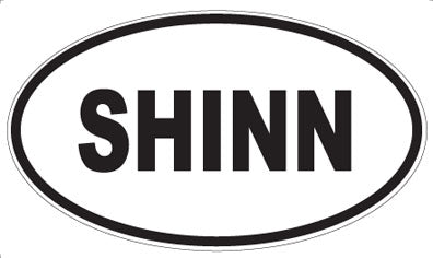SHINN - Oval Sticker
