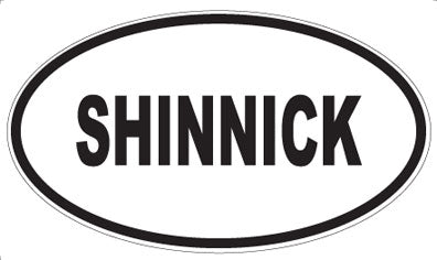 SHINNICK - Oval Sticker