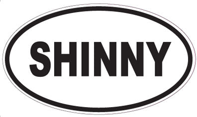 SHINNY - Oval Sticker