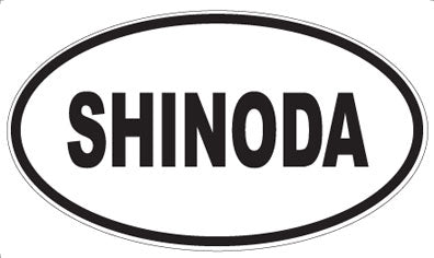SHINODA - Oval Sticker