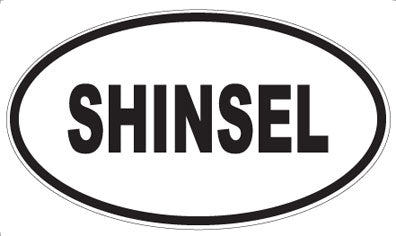SHINSEL - Oval Sticker