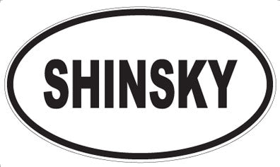 SHINSKY - Oval Sticker