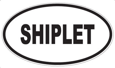 SHIPLET - Oval Sticker