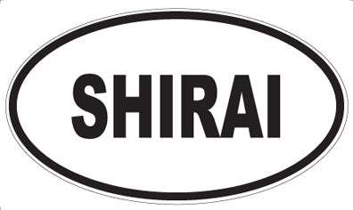 SHIRAI - Oval Sticker