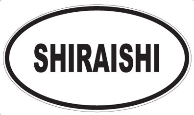 SHIRAISHI - Oval Sticker