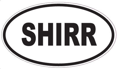 SHIRR - Oval Magnet
