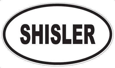 SHISLER - Oval Magnet