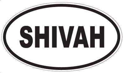SHIVAH - Oval Sticker