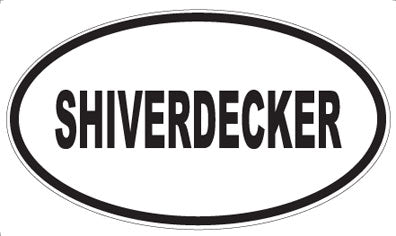 SHIVERDECKER - Oval Magnet