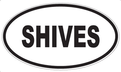 SHIVES - Oval Magnet