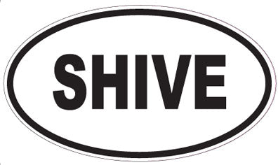 SHIVE - Oval Magnet