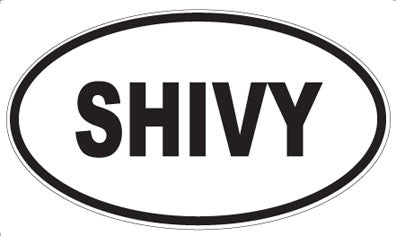 SHIVY - Oval Magnet