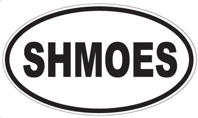 SHMOES - Oval Sticker