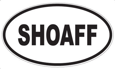 SHOAFF - Oval Magnet