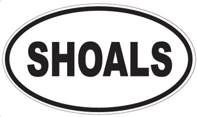 SHOALS - Oval Sticker