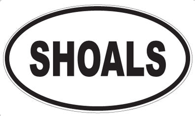 SHOALS - Oval Magnet