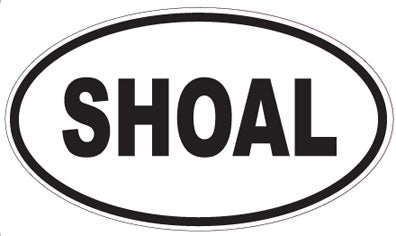 SHOAL - Oval Magnet