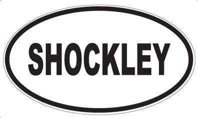 SHOCKLEY - Oval Magnet