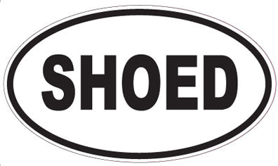 SHOED - Oval Sticker