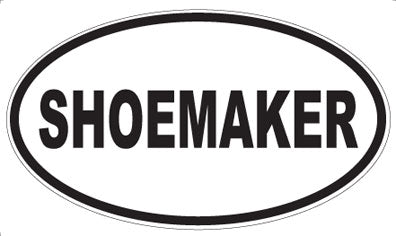 SHOEMAKER - Oval Magnet