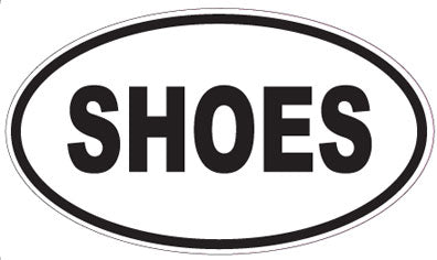 SHOES - Oval Magnet
