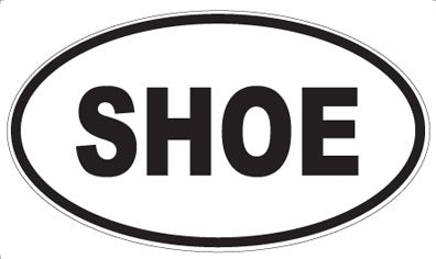 SHOE - Oval Magnet