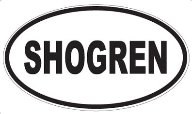 SHOGREN - Oval Magnet