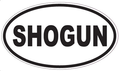 SHOGUN - Oval Sticker