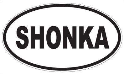 SHONKA - Oval Sticker