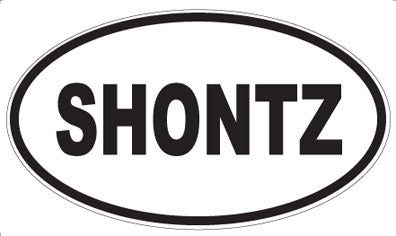 SHONTZ - Oval Magnet