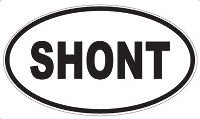 SHONT - Oval Magnet