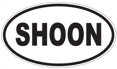 SHOON - Oval Magnet