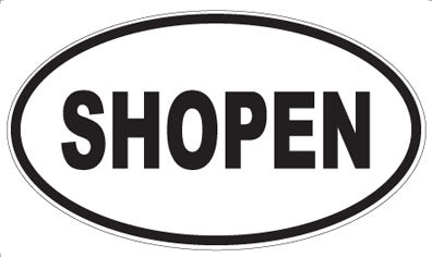 SHOPEN - Oval Magnet