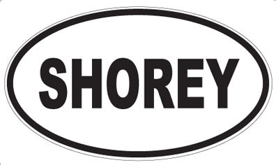 SHOREY - Oval Sticker