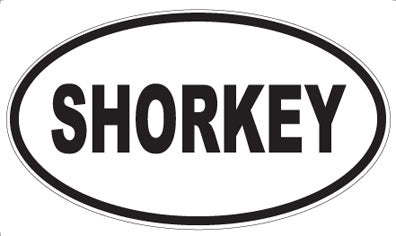 SHORKEY - Oval Magnet