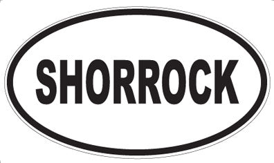 SHORROCK - Oval Magnet