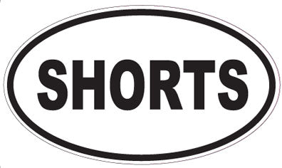 SHORTS - Oval Sticker