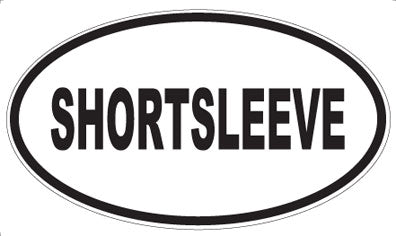 SHORTSLEEVE - Oval Sticker