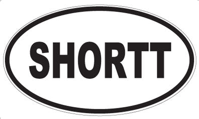 SHORTT - Oval Magnet