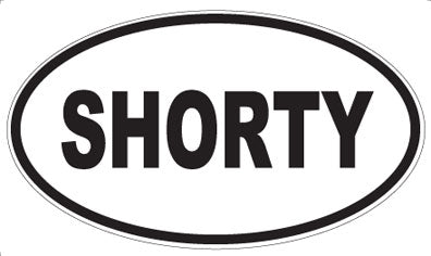 SHORTY - Oval Magnet