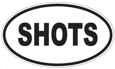 SHOTS - Oval Magnet
