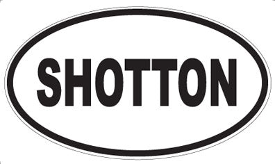 SHOTTON - Oval Magnet