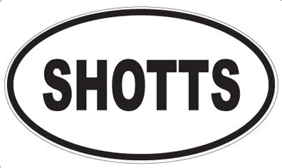SHOTTS - Oval Magnet
