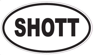 SHOTT - Oval Magnet