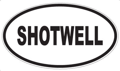 SHOTWELL - Oval Magnet