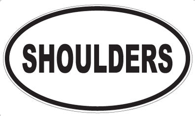 SHOULDERS - Oval Magnet