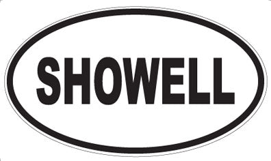 SHOWELL - Oval Magnet