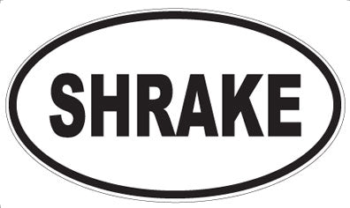 SHRAKE - Oval Magnet